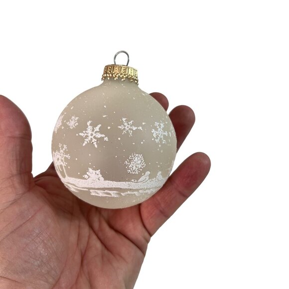 Set Of 4 Vintage Santa Claus Christmas Ornaments Painted Glass Balls Decor - Picture 8 of 12